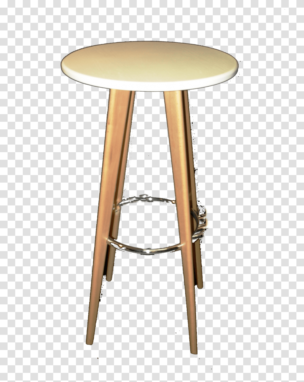White Wooden High Table Bar Stool, Lamp, Furniture Transparent Png