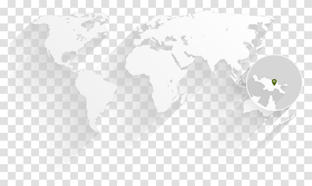White World Map On Black Background, Plot, Diagram, Plan Transparent Png