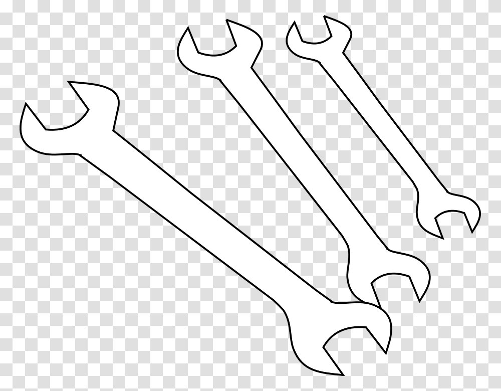 White Wrench, Axe, Tool Transparent Png