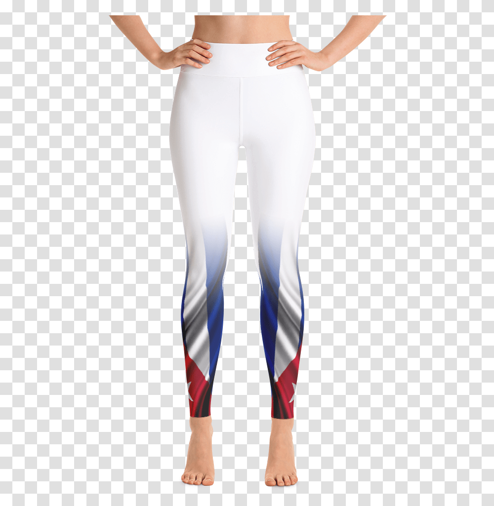 White Yoga Leggings, Pants, Apparel, Tie Transparent Png