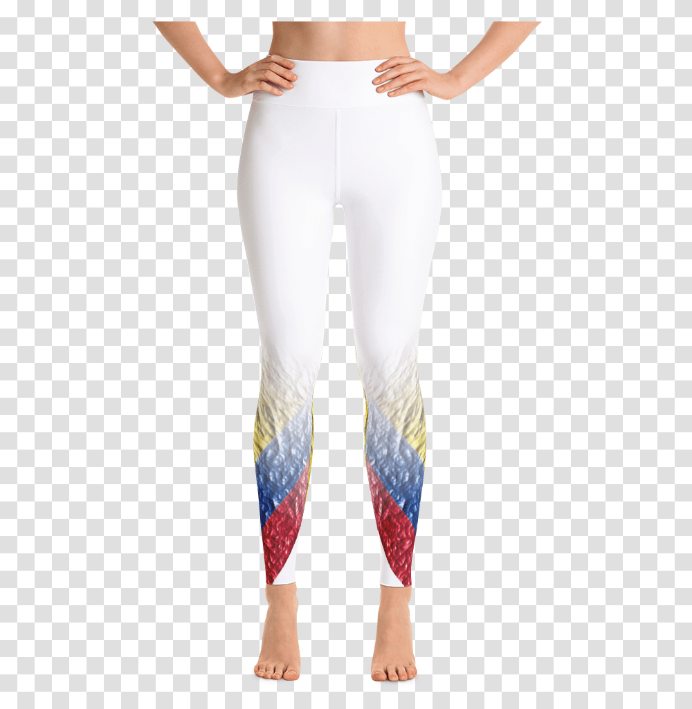 White Yoga Leggings, Pants, Person, Tie Transparent Png