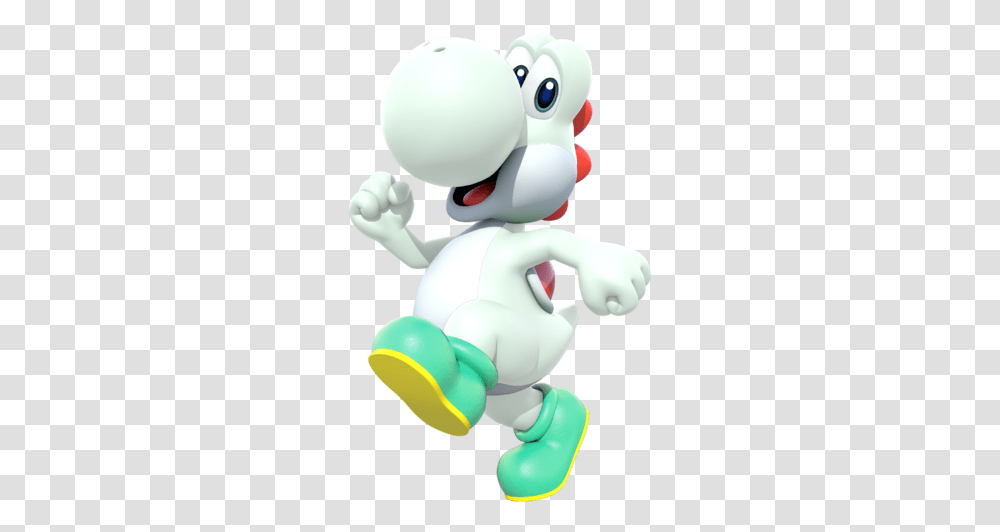 White Yoshi Yellow Yoshi, Toy, Figurine, Robot, Alien Transparent Png