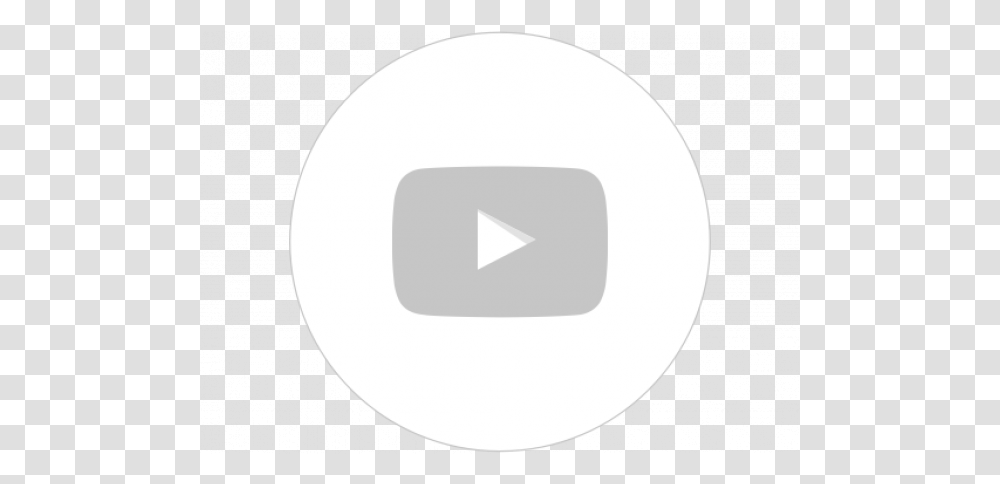 White Youtube Icon Free Images - Dot, Moon, Text, Logo, Symbol Transparent Png