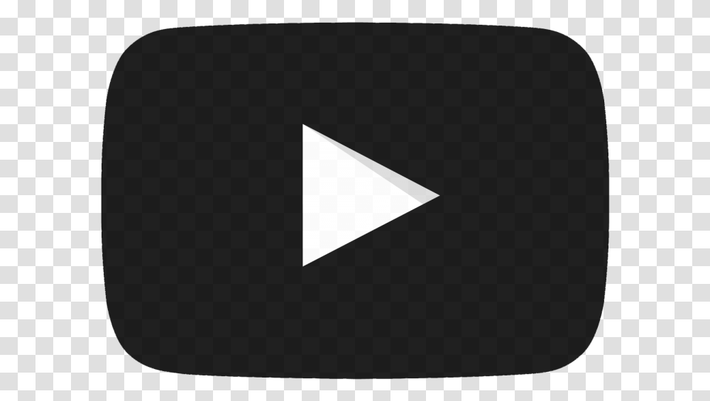 White Youtube Logo Dark Youtube Logo Triangle Business Card Paper Transparent Png Pngset Com