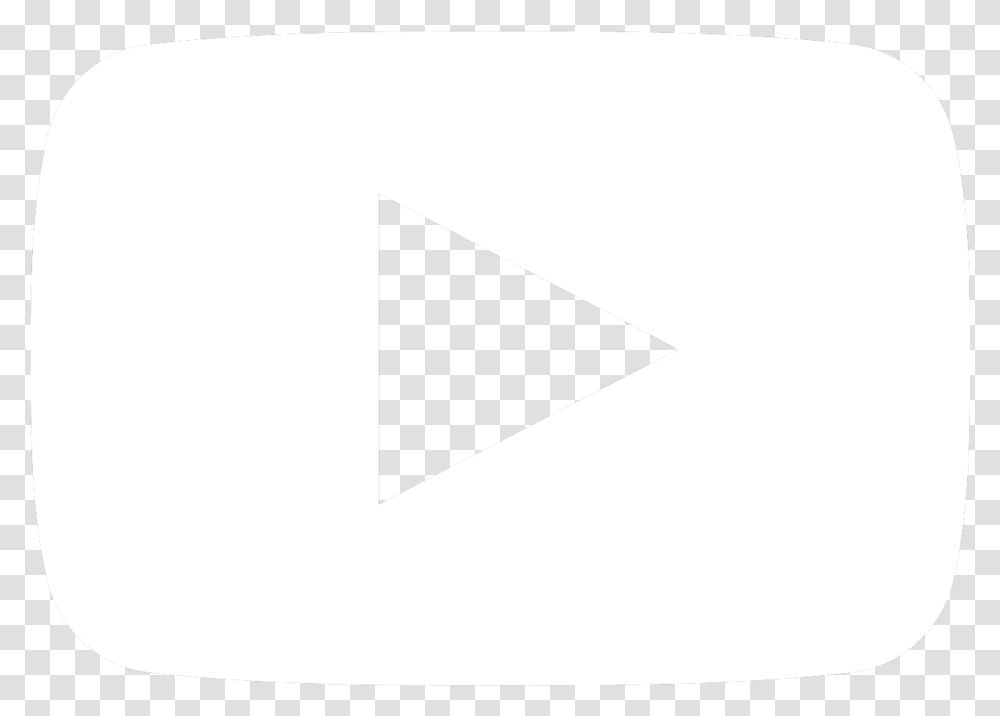 White Youtube Logo, Triangle, Business Card, Paper Transparent Png