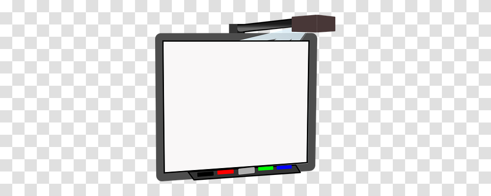 Whiteboard White Board, Monitor, Screen, Electronics Transparent Png