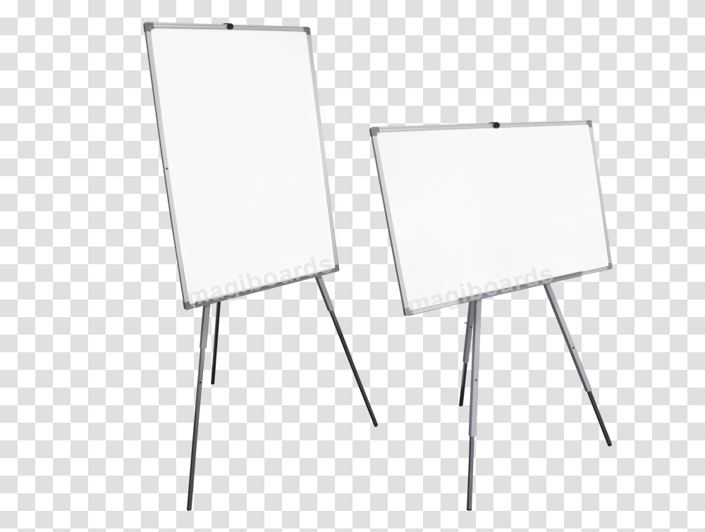 Whiteboard On Tripod Easel Billboard, Canvas, White Board, Lamp Transparent Png