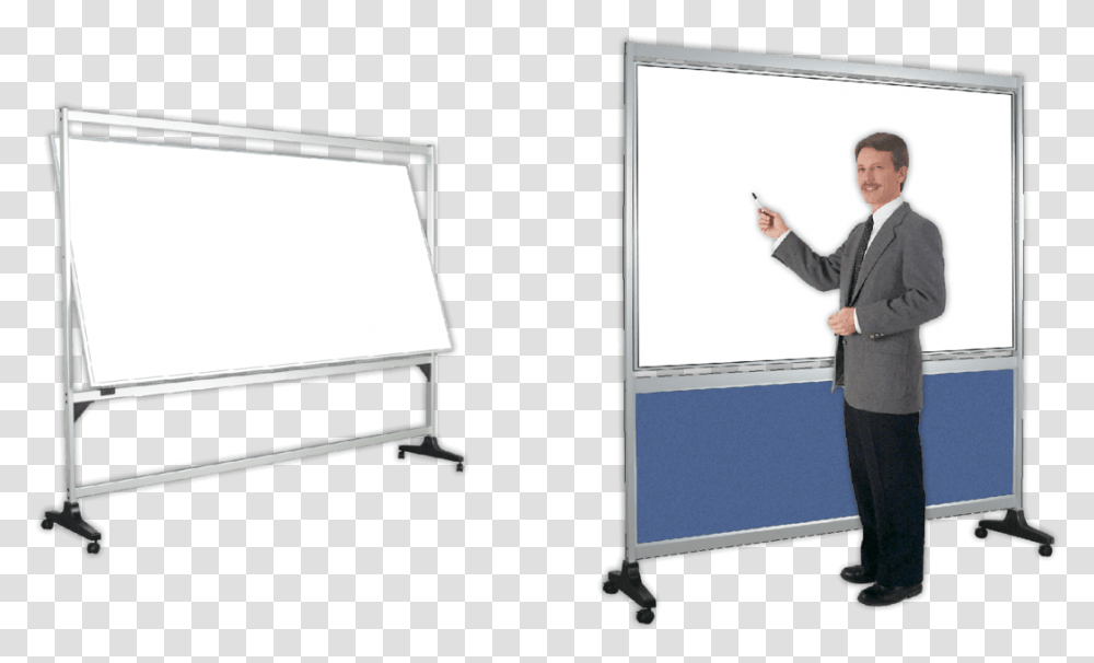Whiteboard With Stand Sizes, Projection Screen, Electronics, Person, Human Transparent Png