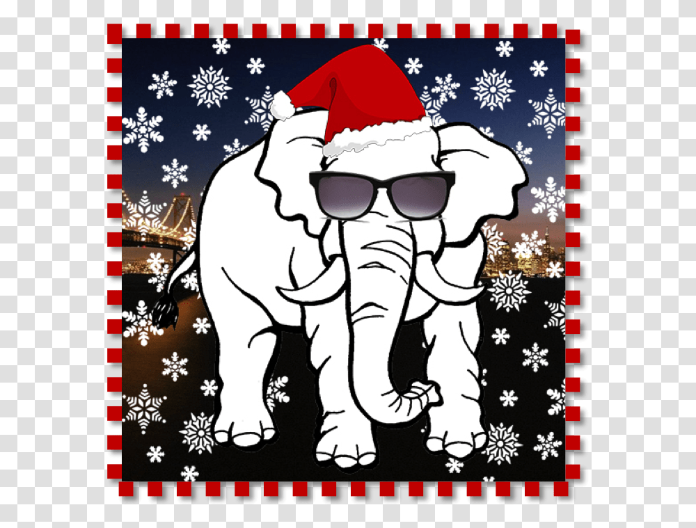 Whiteele Merry Christmas White Elephant, Sunglasses, Accessories, Poster, Advertisement Transparent Png