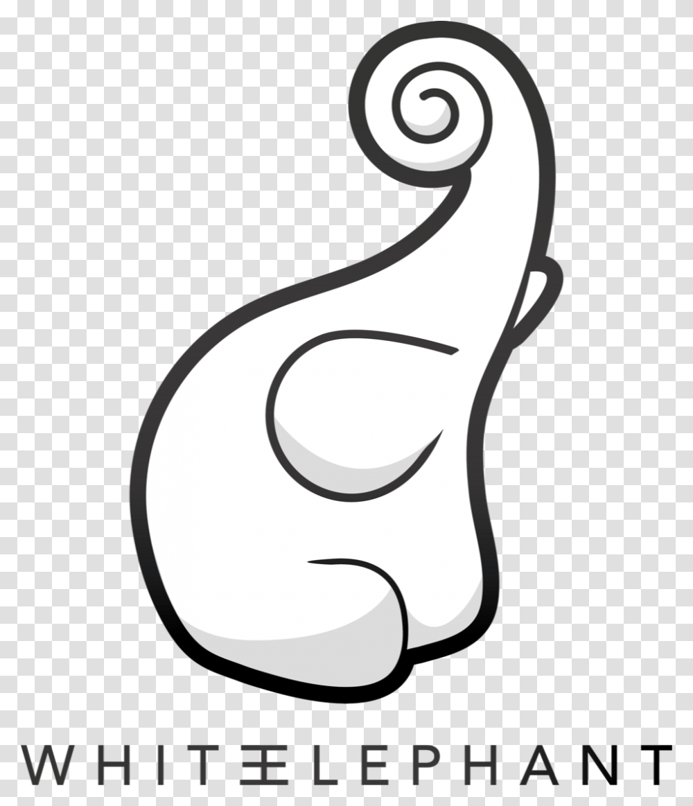 Whiteelephantlogo Line Art, Mammal, Animal, Sea Life, Seahorse Transparent Png