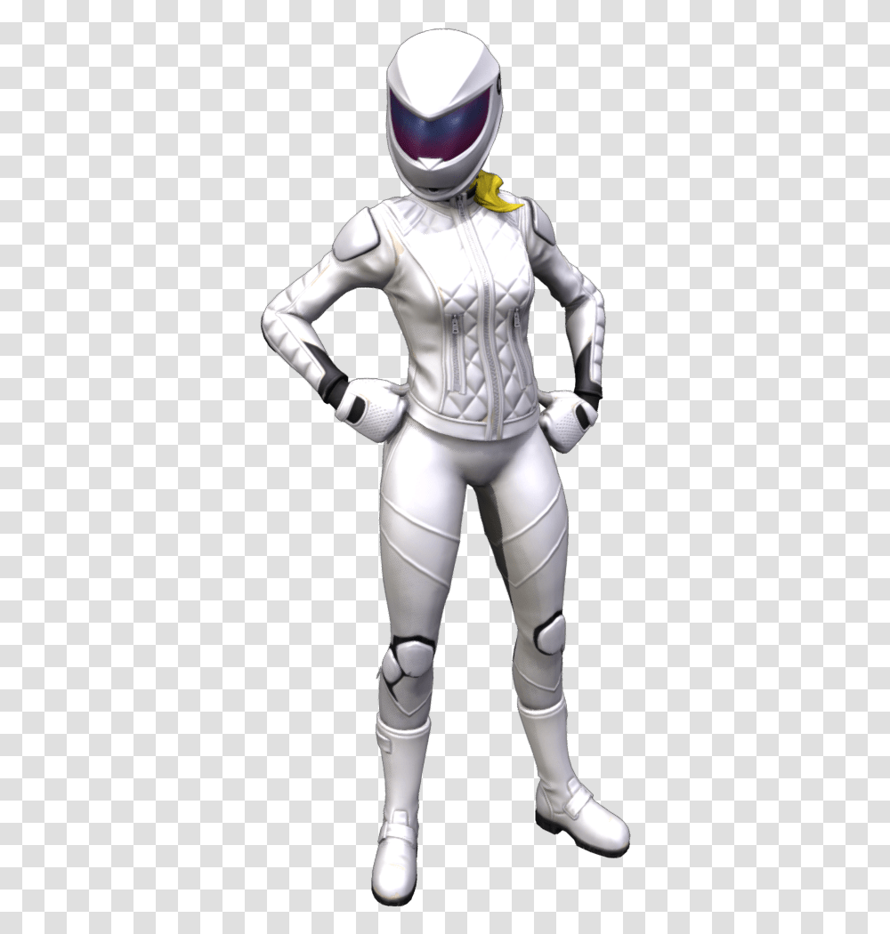 Whiteout Fortnite Outfit Skin Spandex, Helmet, Apparel, Person Transparent Png