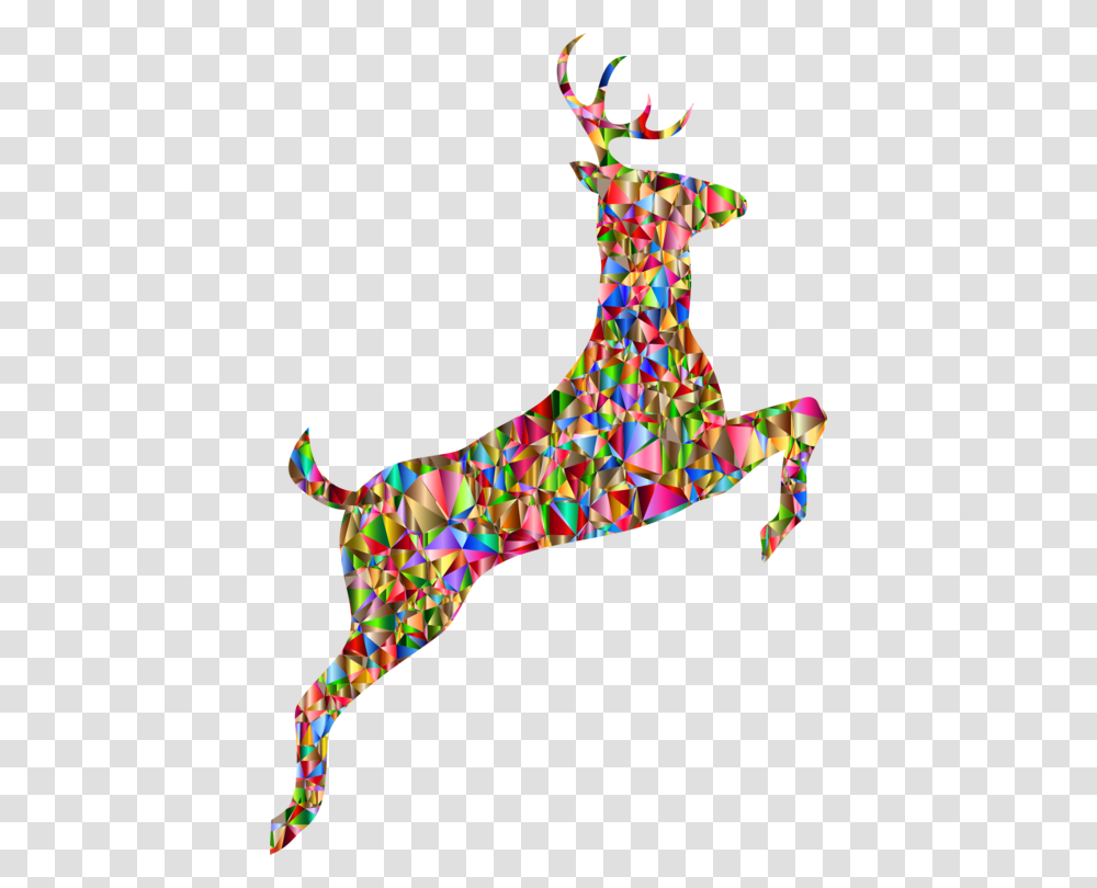 Whitetail Deer Clipart Red Reindeer, Animal, Mammal, Label Transparent Png