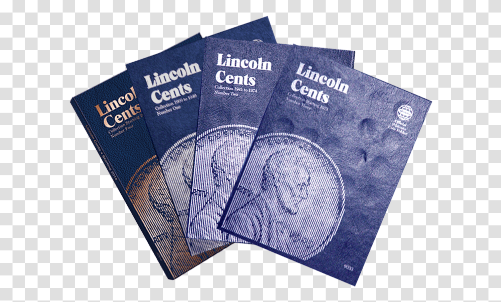 Whitman Lincoln Cent Folders For Pennies 1909 To Date Passport, Text, Id Cards, Document, Paper Transparent Png
