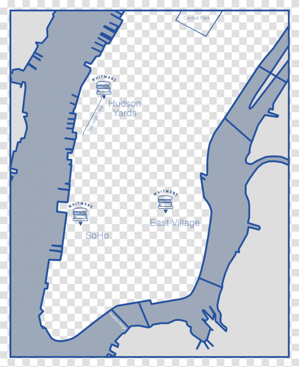 Whitmans Locations Map Map, Plot, Diagram, Building, Vegetation Transparent Png