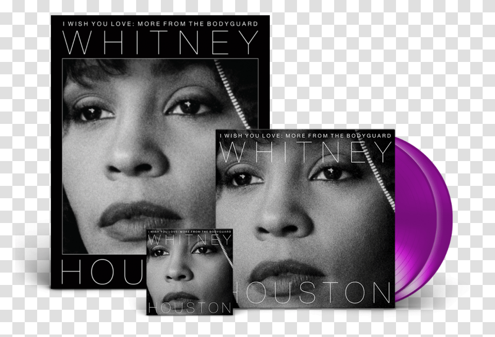 Whitney Houston I Wish You Love More, Collage, Poster, Advertisement, Face Transparent Png