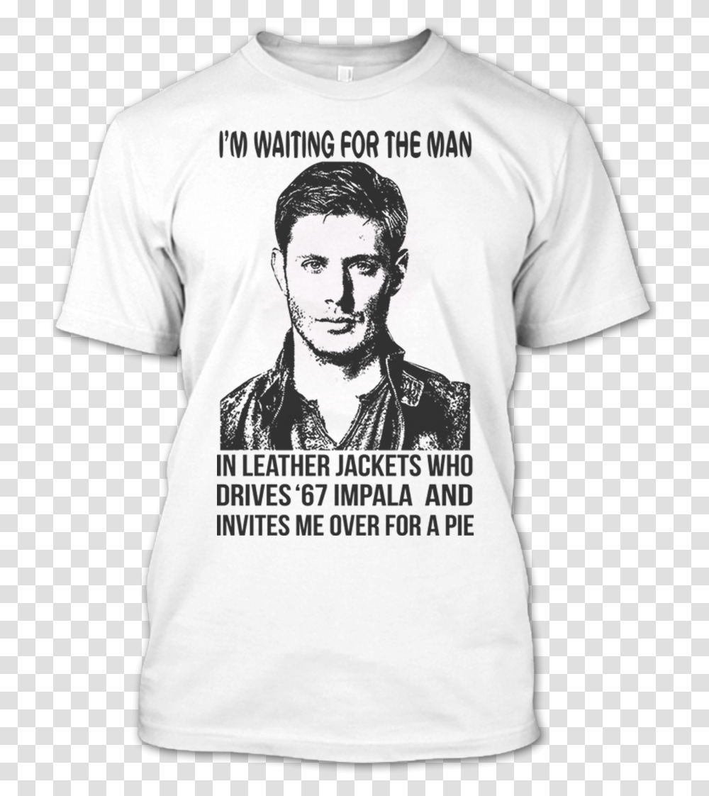 Who Drives 67 Impala Dean Sam Supernatural Winchester T Shirt Read Across America Shirts, Clothing, Apparel, T-Shirt, Person Transparent Png
