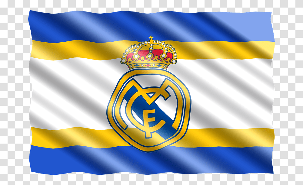 Who Is The Richest Football Club In Real Madrid Flag, Logo, Symbol, Trademark, Emblem Transparent Png
