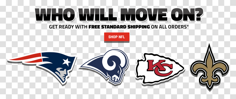 Who Will Move On Get Ready With Free Standard Shipping Kansas City Chiefs, Label, Poster, Advertisement Transparent Png