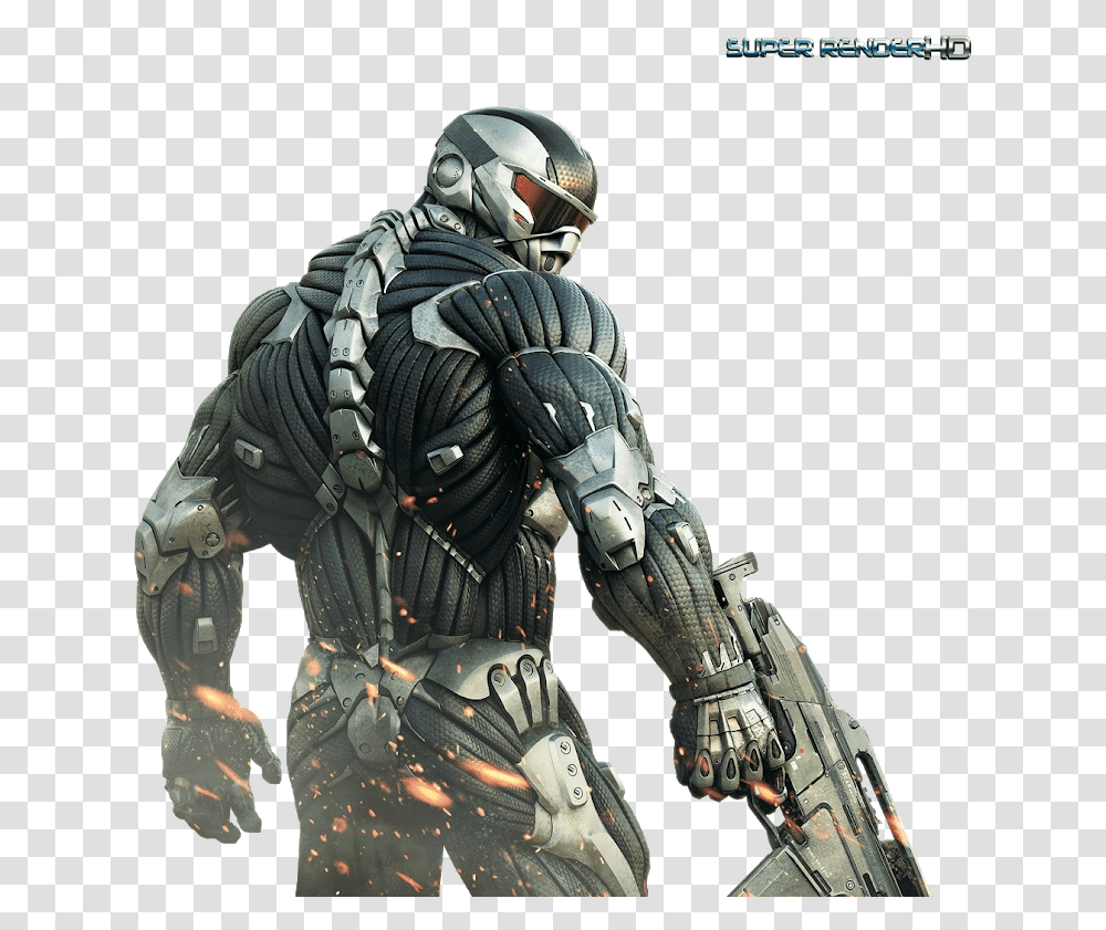 Who Will Win Crysis 2 Pc Cover, Helmet, Person, Armor Transparent Png