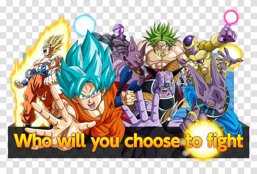 Who Will You Choose To Fight Cartoon, Comics, Book, Manga, Poster Transparent Png