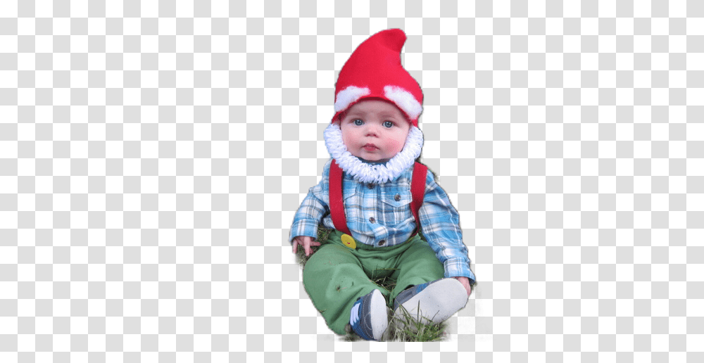 Who Would Resist A Cute Gnome Baby Disfraces Sencillos Para Bebes, Person, Face, Costume Transparent Png
