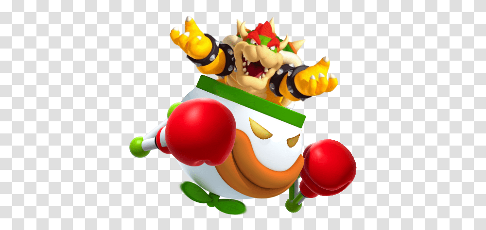 Who Would Win Herobrine Or Bowser Mario Koopa Clown Car Bowser In Clown Car, Food, Toy, Super Mario, Rattle Transparent Png