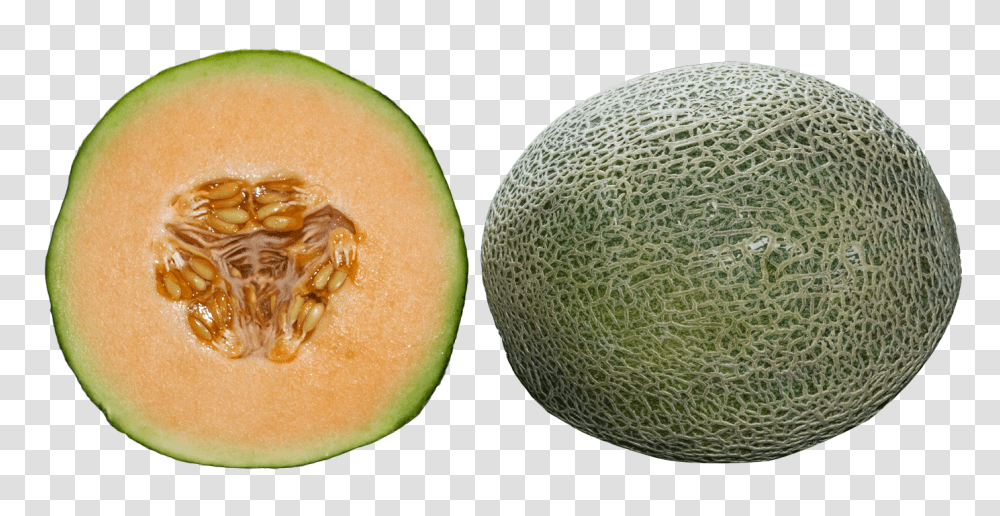 Whole And Half Cantaloupe Image, Fruit, Melon, Plant, Food Transparent Png