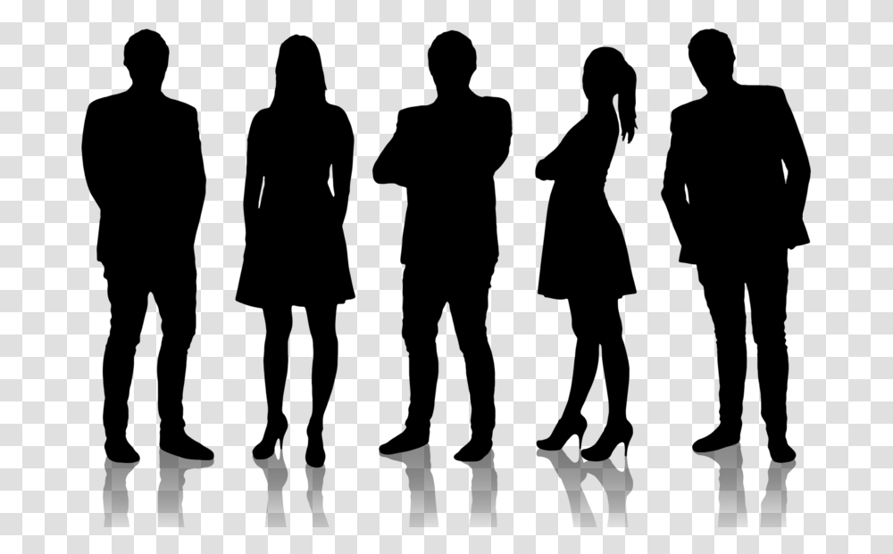 Whole Body Crossed Arms Silhouette Image Business People Silhouette, Gray, World Of Warcraft Transparent Png