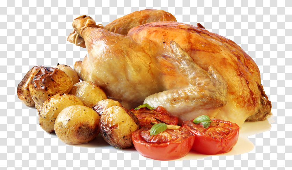Whole Chicken, Dinner, Food, Supper, Roast Transparent Png