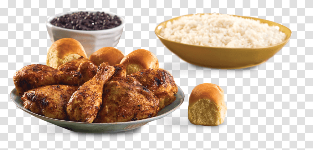 Whole Chicken Family Meal Pollo Tropical, Food, Bread, Bun, Dinner Transparent Png