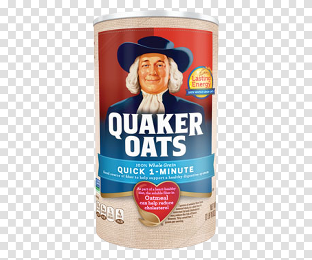 Whole Grain Oats Quaker, Label, Beverage, Flyer Transparent Png