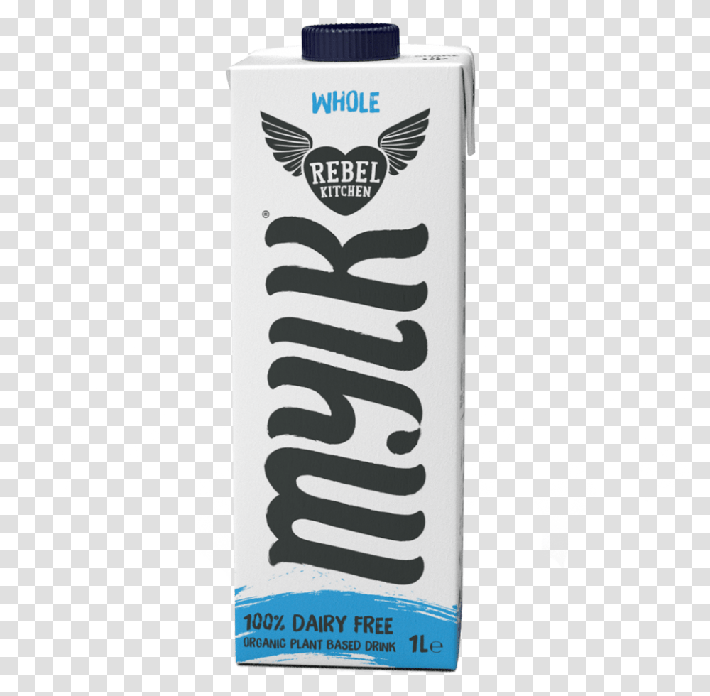 Whole Mylk Rebel Kitchen Milk, Bottle, Beverage, Drink Transparent Png