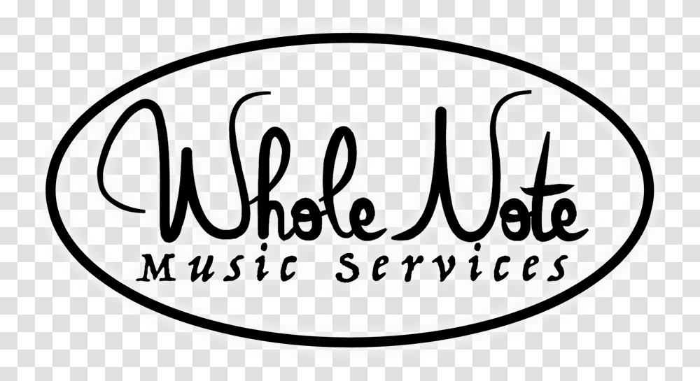 Whole Note Music Services Calligraphy, Label, Sticker, Number Transparent Png