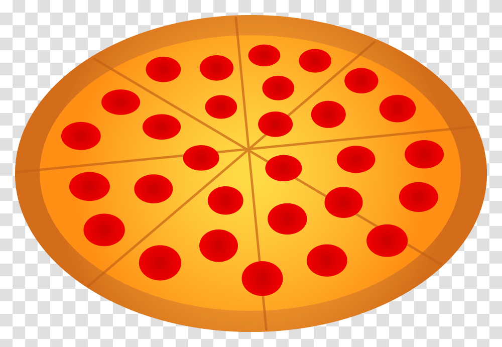 Whole Pepperoni Pizza Free Clip Art Pizza Pepperoni Clip Art, Rug, Plant, Game, Food Transparent Png