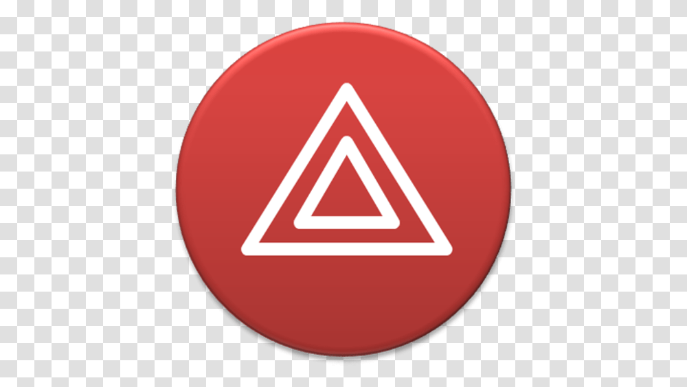 Whole Phone Respond To A Panic Button Car Hazard Sign, Triangle Transparent Png