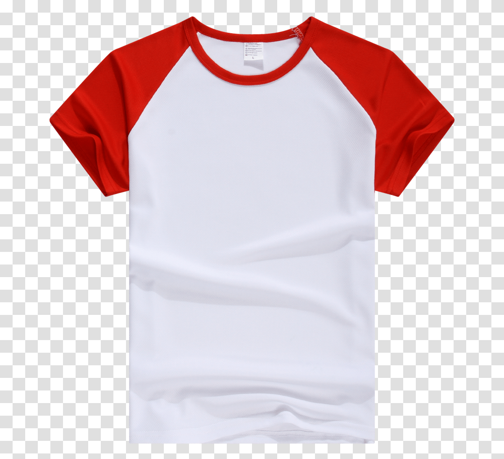 Wholesale Adult Raglan Sleeve Sports Mesh Tshirt Printing Red Amp White T Shirt, Apparel, Long Sleeve, Undershirt Transparent Png