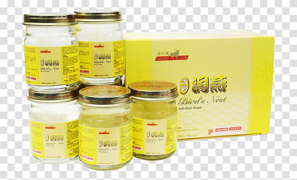 Wholesale Golden Cow Cave Edible Bird Nest Drink Price Box, Food, Jar, Honey Transparent Png