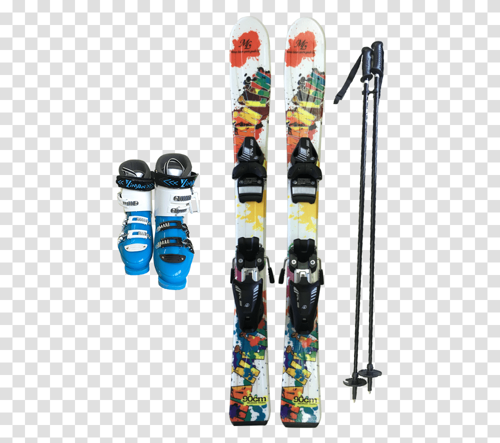Wholesale Outdoor Skis Set With Ski Pole Ski Boot And Ski Binding, Apparel, Footwear, Sport Transparent Png
