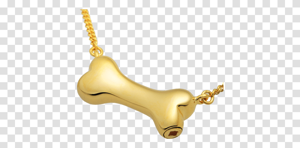 Wholesale Pet Cremation Jewelry Dog Bone 14k Gold Dog Bone Urn, Banana, Fruit, Plant, Food Transparent Png
