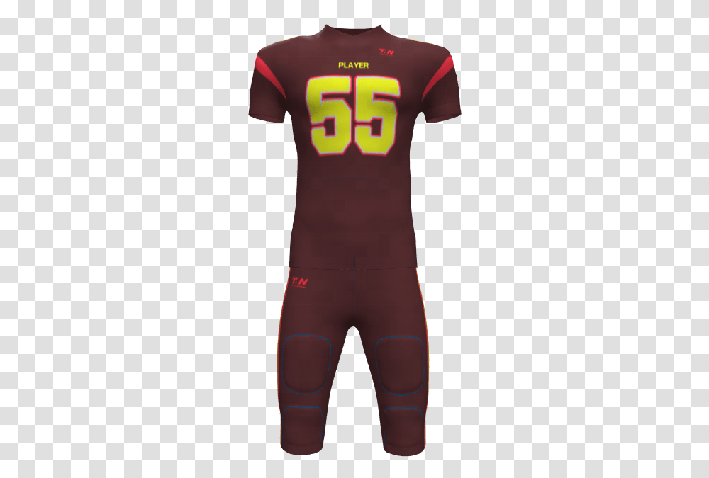 Wholesale Youth Team Sublimated American Football Jersey Dry Suit, Apparel, Person, Human Transparent Png