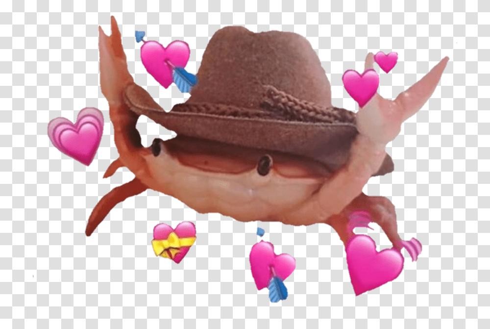 Wholesome Wholesomememes Crab Pngs Aesthetic Yee Claw, Apparel, Hat, Cowboy Hat Transparent Png