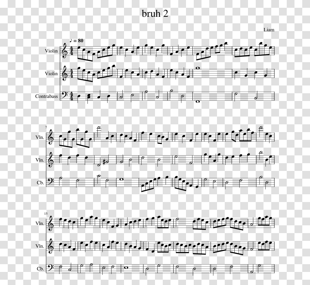 Whom The Bell Tolls Trumpet Sheet Music, Gray, World Of Warcraft Transparent Png