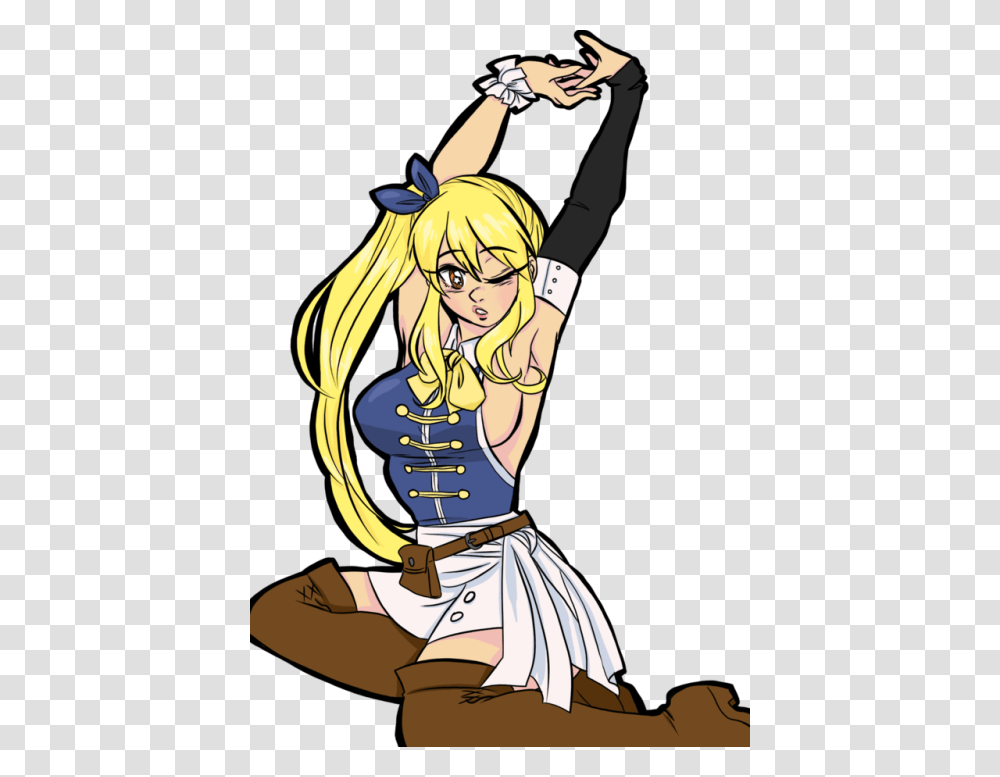 Whoops I Really Like Fairy Tail Here's Lucy I Love Fairy Tail Lucy Cliparts, Manga, Comics, Book, Person Transparent Png