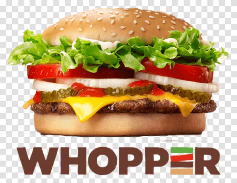 Whopper Burger King, Food, Hot Dog Transparent Png