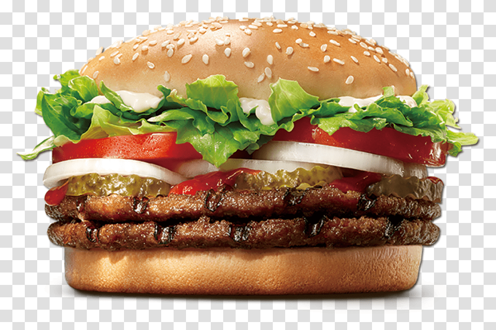 Whopper Hamburger Cheeseburger Burger King Premium Doppel Whopper Burger King, Food, Hot Dog Transparent Png
