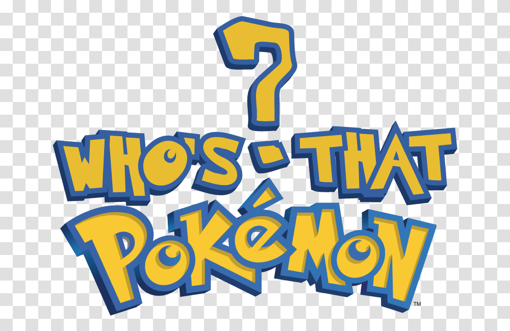 Whos That Pokemon Logo Font, Text, Alphabet, Word, Number Transparent Png