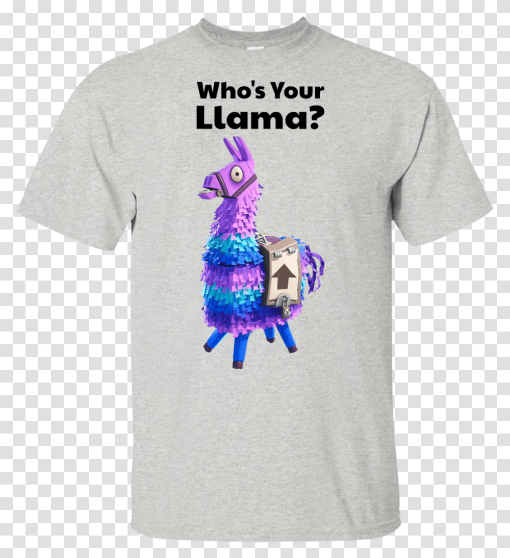 Whos Your Llama Fortnite Youth T Shirt Fortnite Loot Llama, Apparel, T-Shirt Transparent Png
