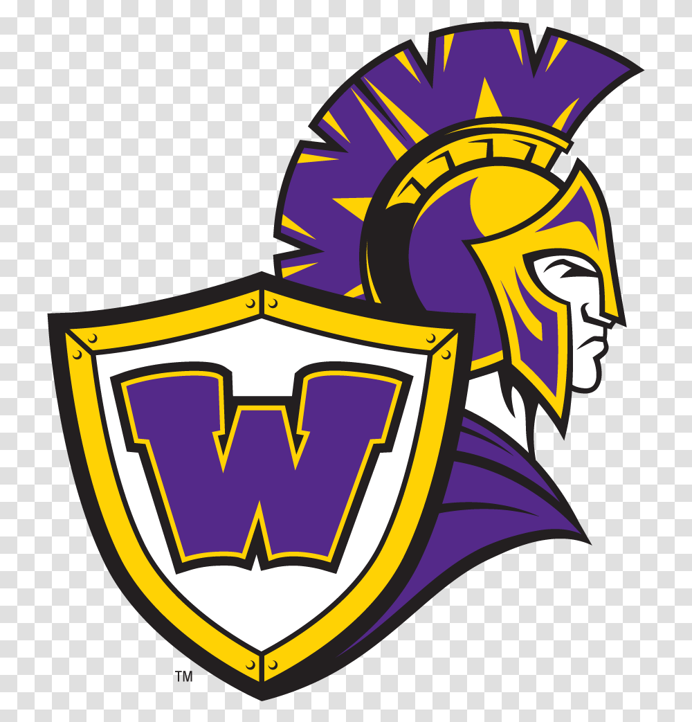 Whs Logo Warrior W Shield 2607 116 K Waukee Warriors, Trademark, Emblem, Armor Transparent Png