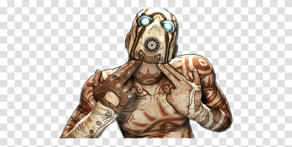 Why Borderlands 2 Is The Best Game To Borderlands 2 Psycho, Person, Helmet, Clothing, Skin Transparent Png