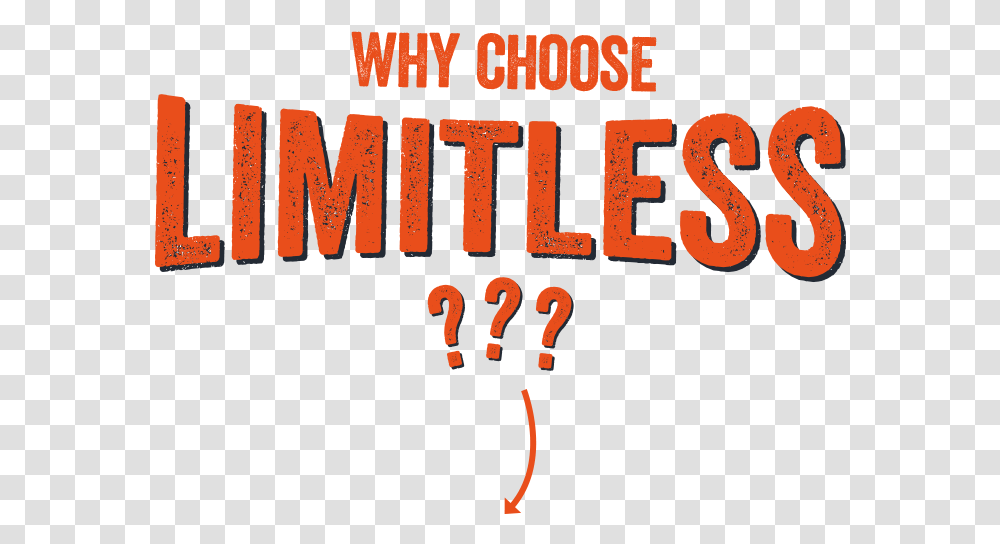 Why Choose Limitless Illustration, Alphabet, Word, Hand Transparent Png